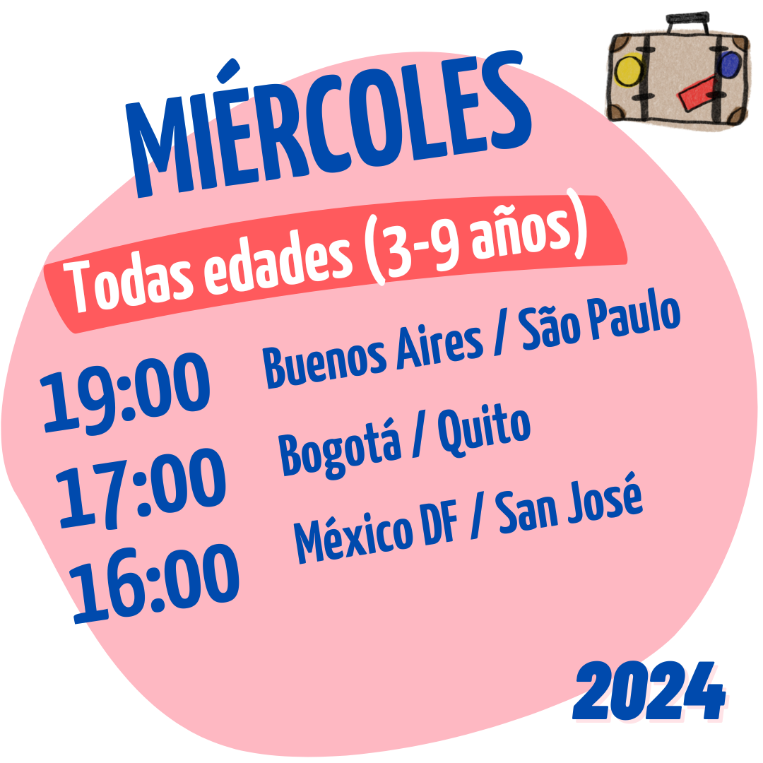 MIÉRCOLES / TODAS EDADES (3-9 AÑOS) 1