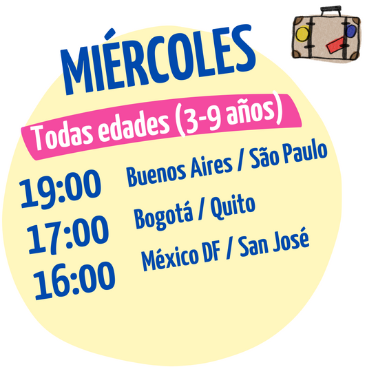 MIÉRCOLES / TODAS EDADES (3-9 AÑOS) 1